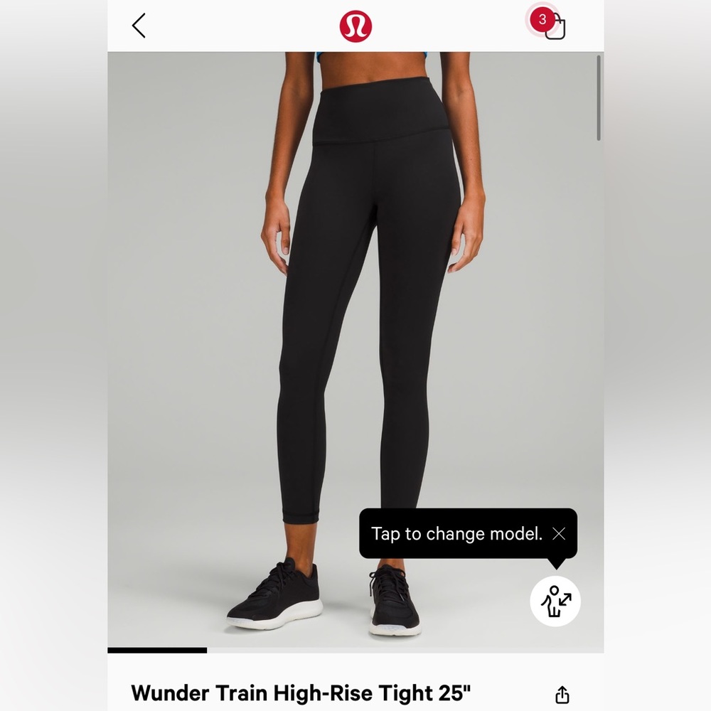 Lululemon leggings 25”